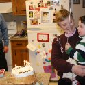 Getting ready to blow out Grammy's candles